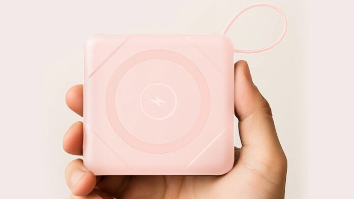 Power bank com 64% de desconto e carga sem fio Power bank com 64% de desconto e carga sem fio