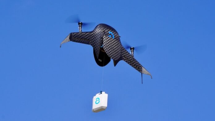 Drone em forma de foguete fará entregas por R$ 0,05