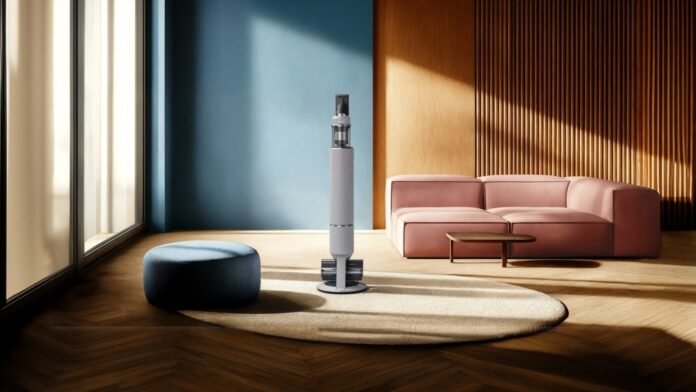 Samsung lança aspirador vertical sem fio Bespoke AI Jet Lite