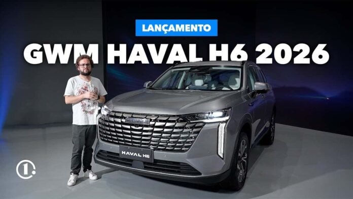 GWM lança novo Haval H6 2026 antes da nacionalização
