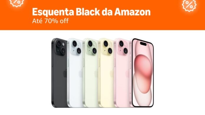 iPhone com R$200 de desconto no app da Amazon