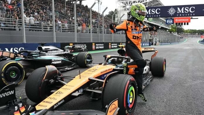 F1: Norris na pole, Verstappen vai mal e Bortoleto é último